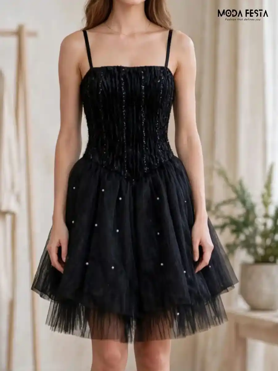 ModaFesta -embellished-mesh-party-dress