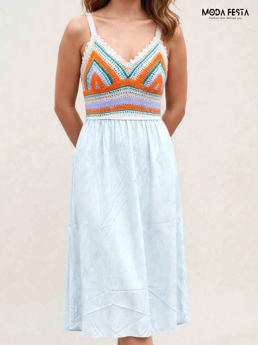 ModaFesta -summer-a-line-midi-dress