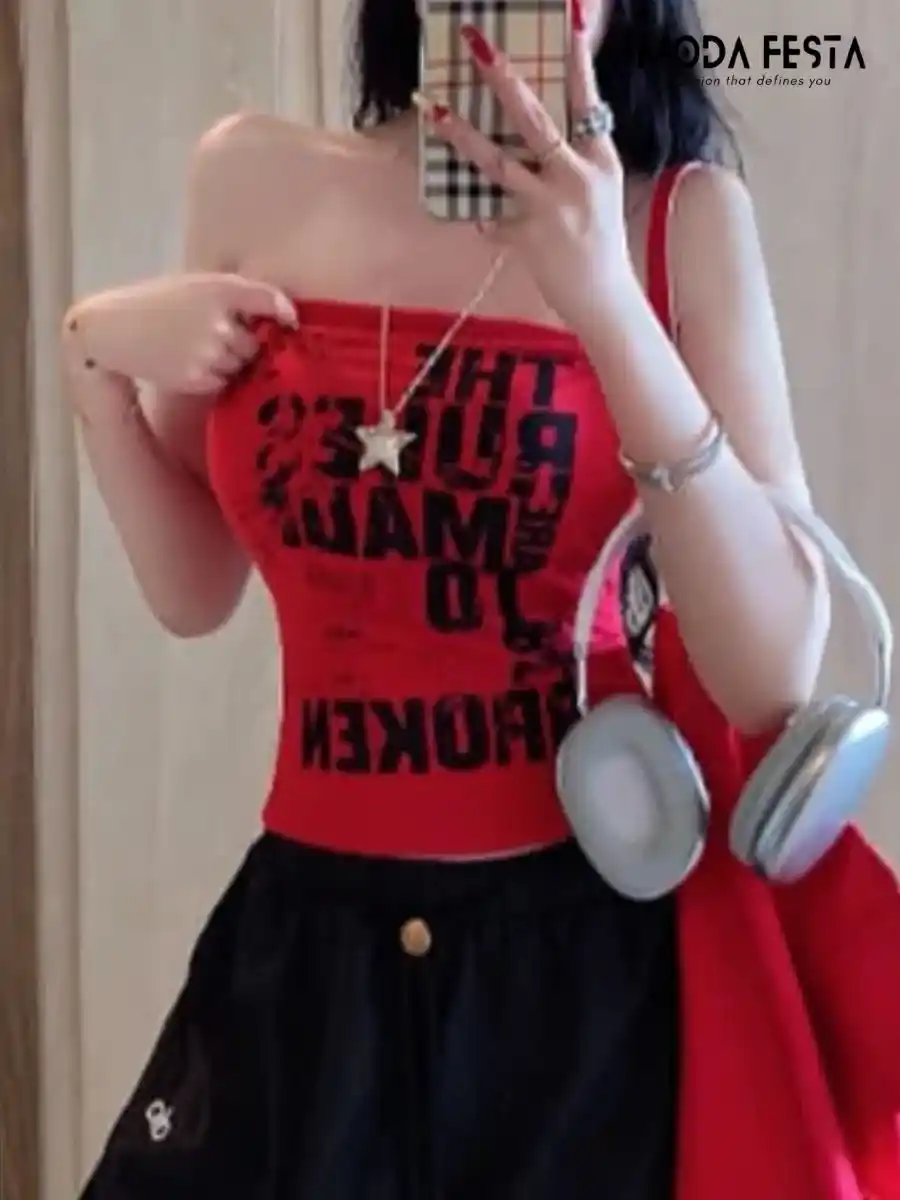 Stylish Printed Tube top