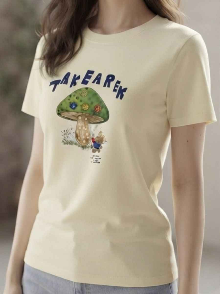ModaFesta -takearek-mushroom-graphic-tee