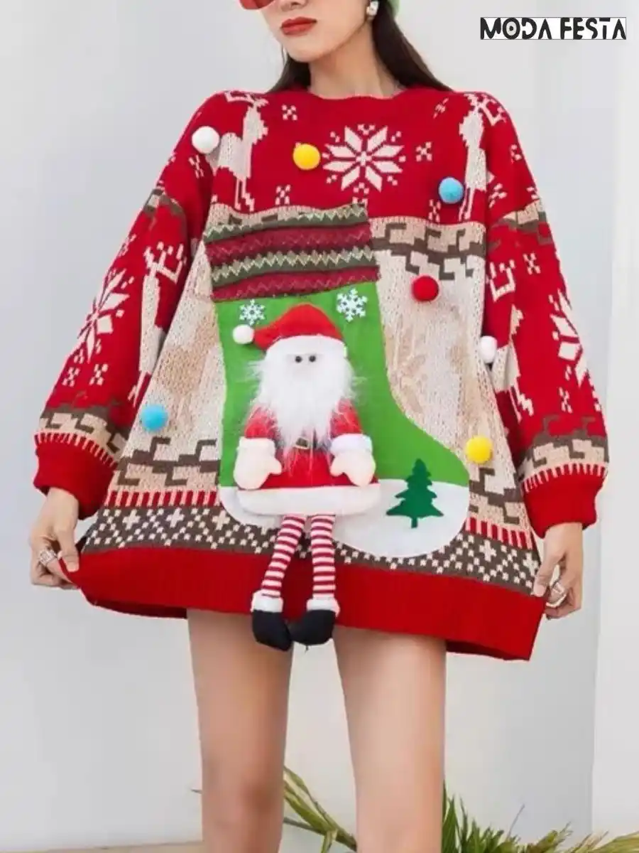 Christmas Atmosphere Knit T Shirt