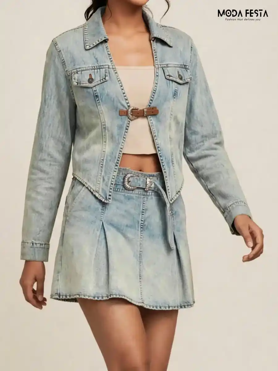 ModaFesta -denim-short-co-ord-set-blue