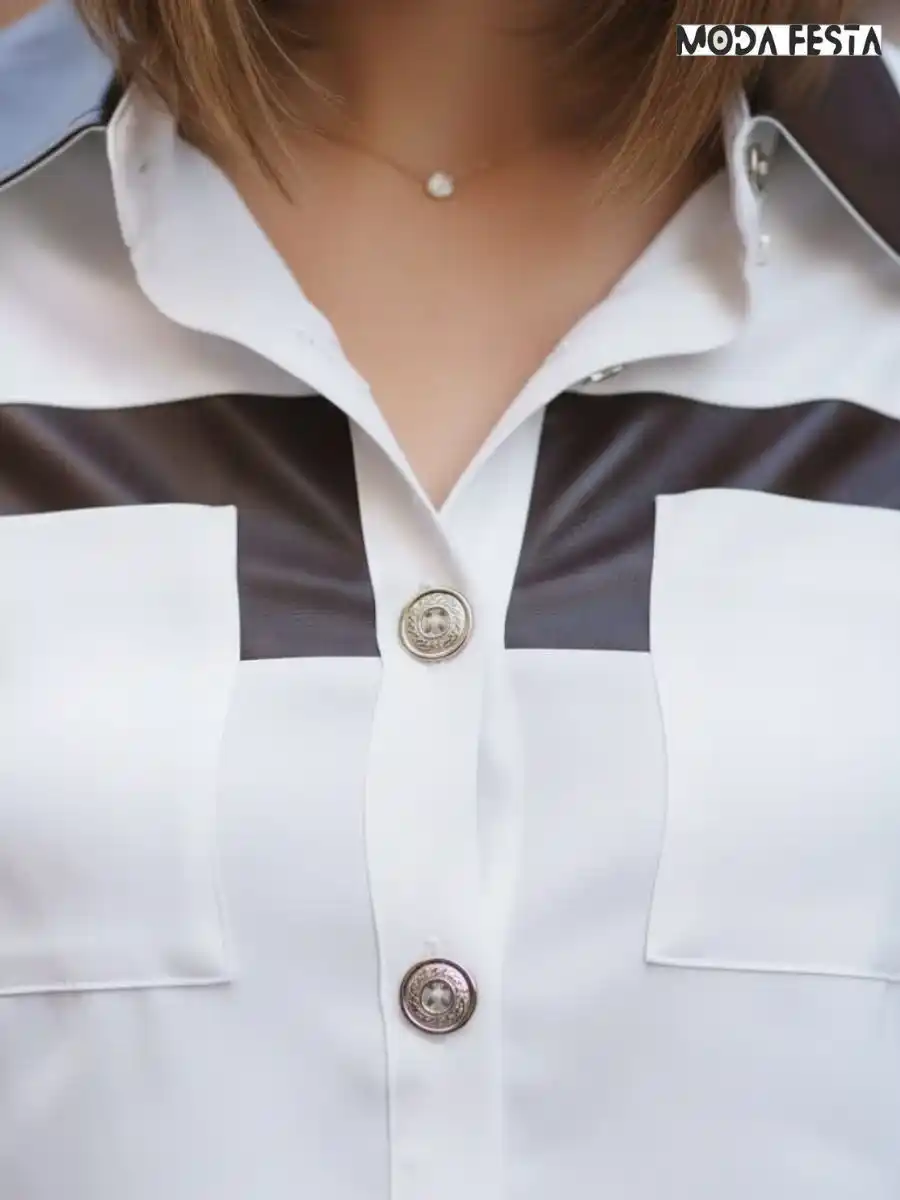 ModaFesta -elegant-chic-long-shirt-white