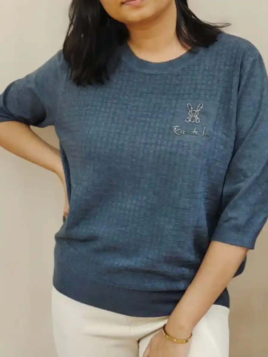 ModaFesta -elegant-trendy-knit-top-grey