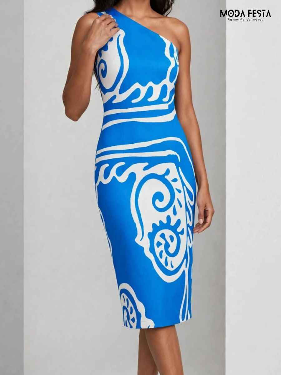 Printed Bodycon Dress
