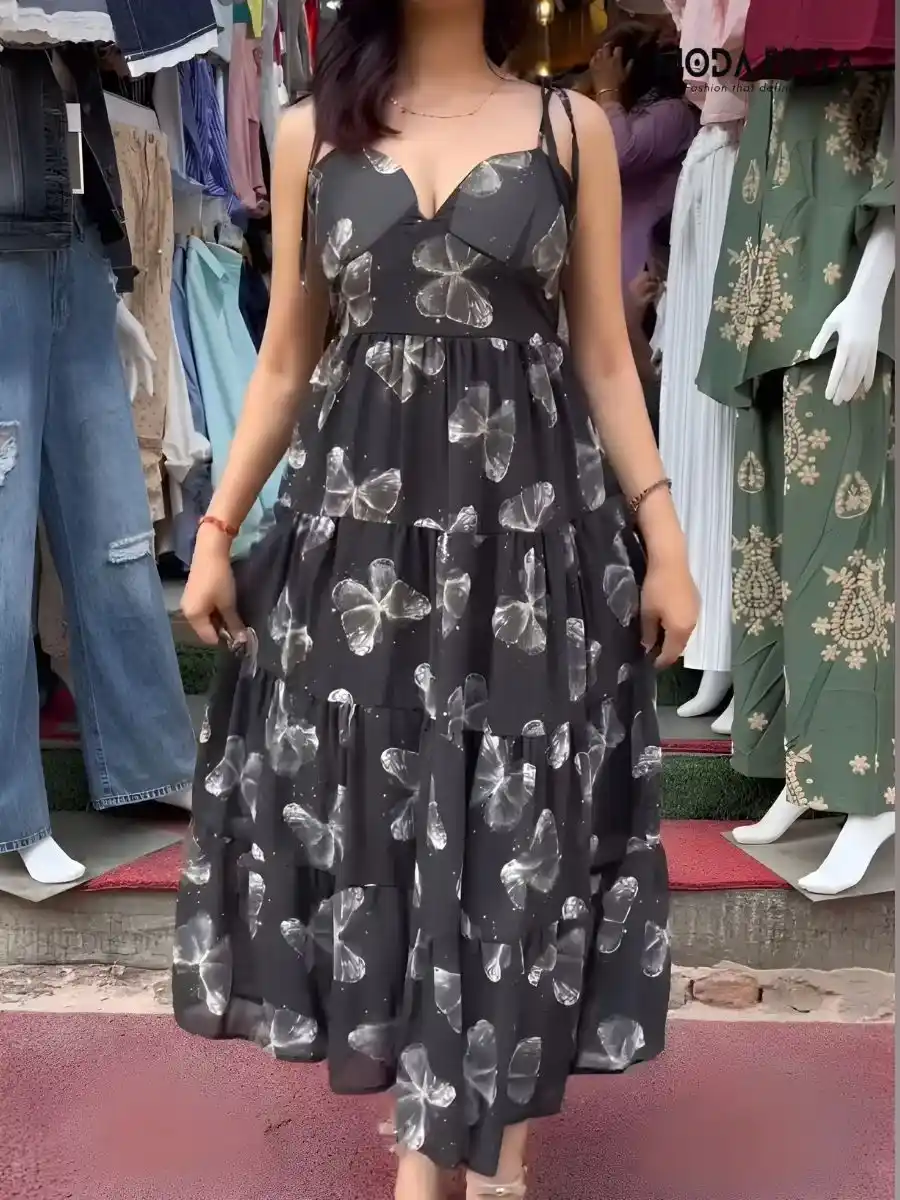 Spaghetti Floral print Dress