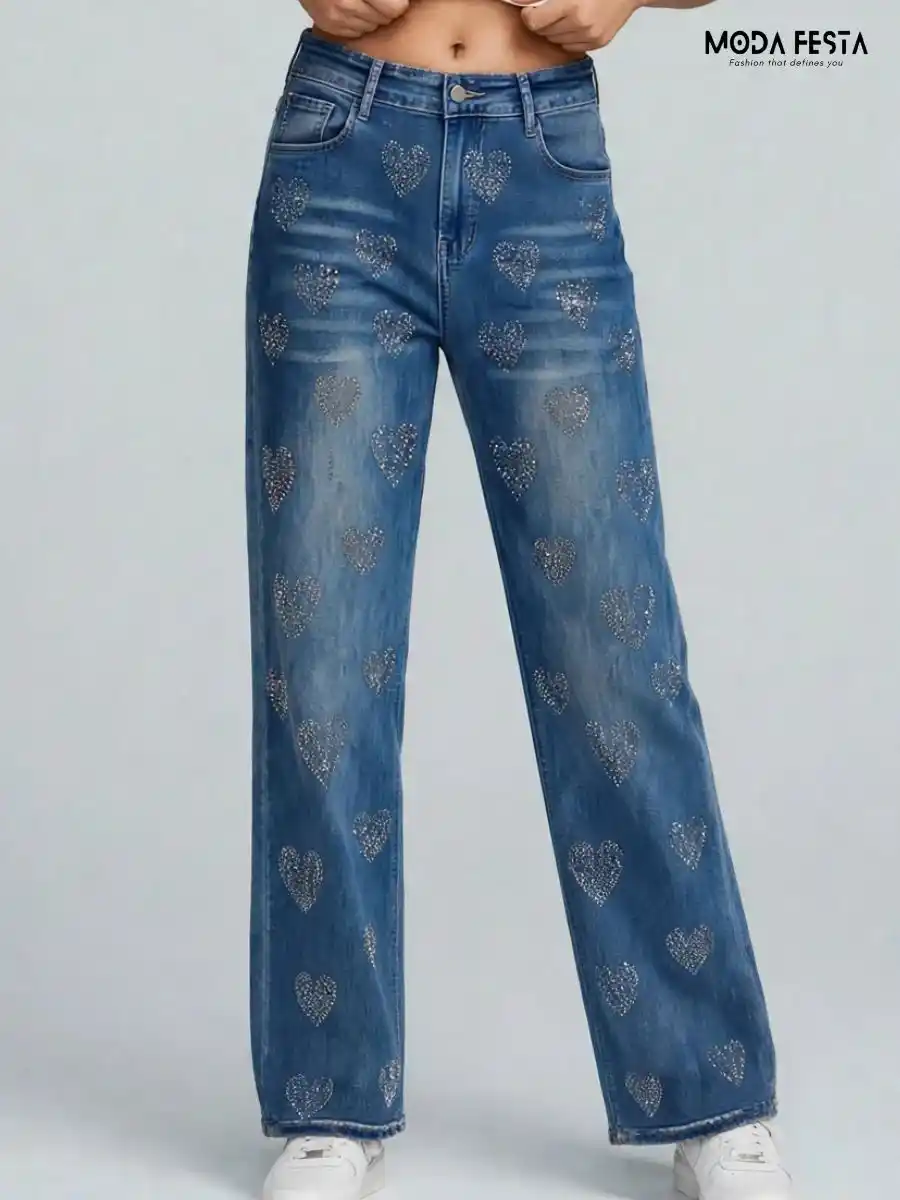 ModaFesta -blue-glitter-heart-wide-leg-jeans