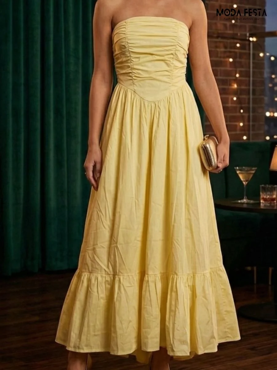 Blush Elegance Maxi Dress