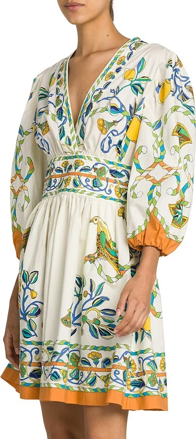 ModaFesta -v-neck-swing-party-dress