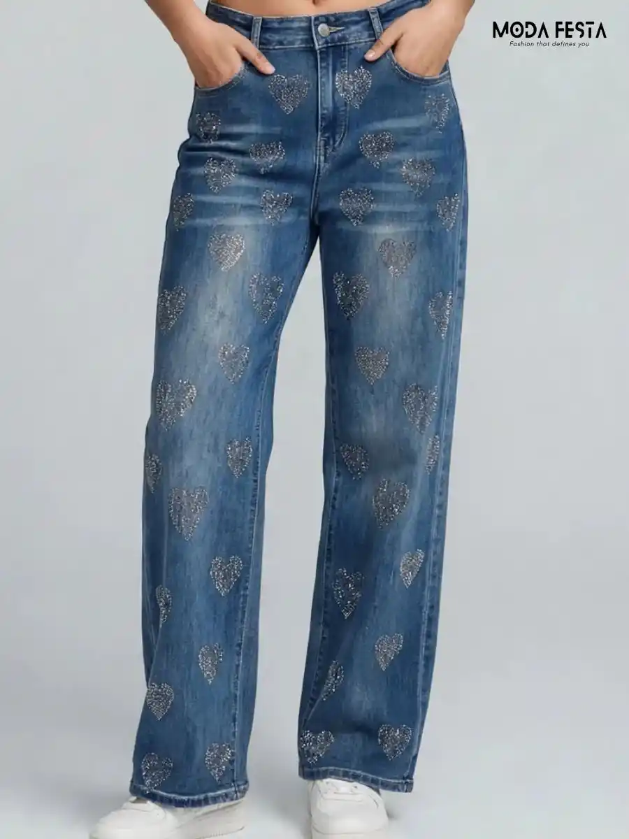 ModaFesta -blue-glitter-heart-wide-leg-jeans