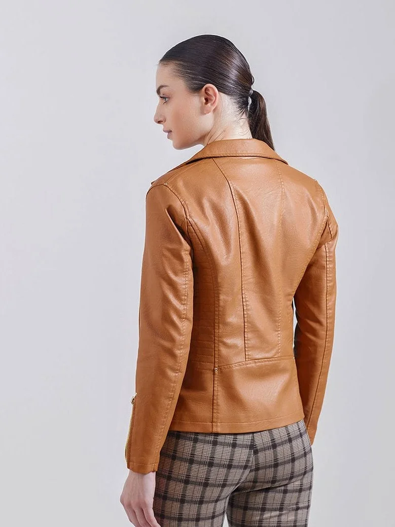ModaFesta -brown-leather-jacket-