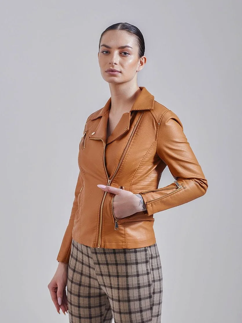 ModaFesta -brown-leather-jacket-