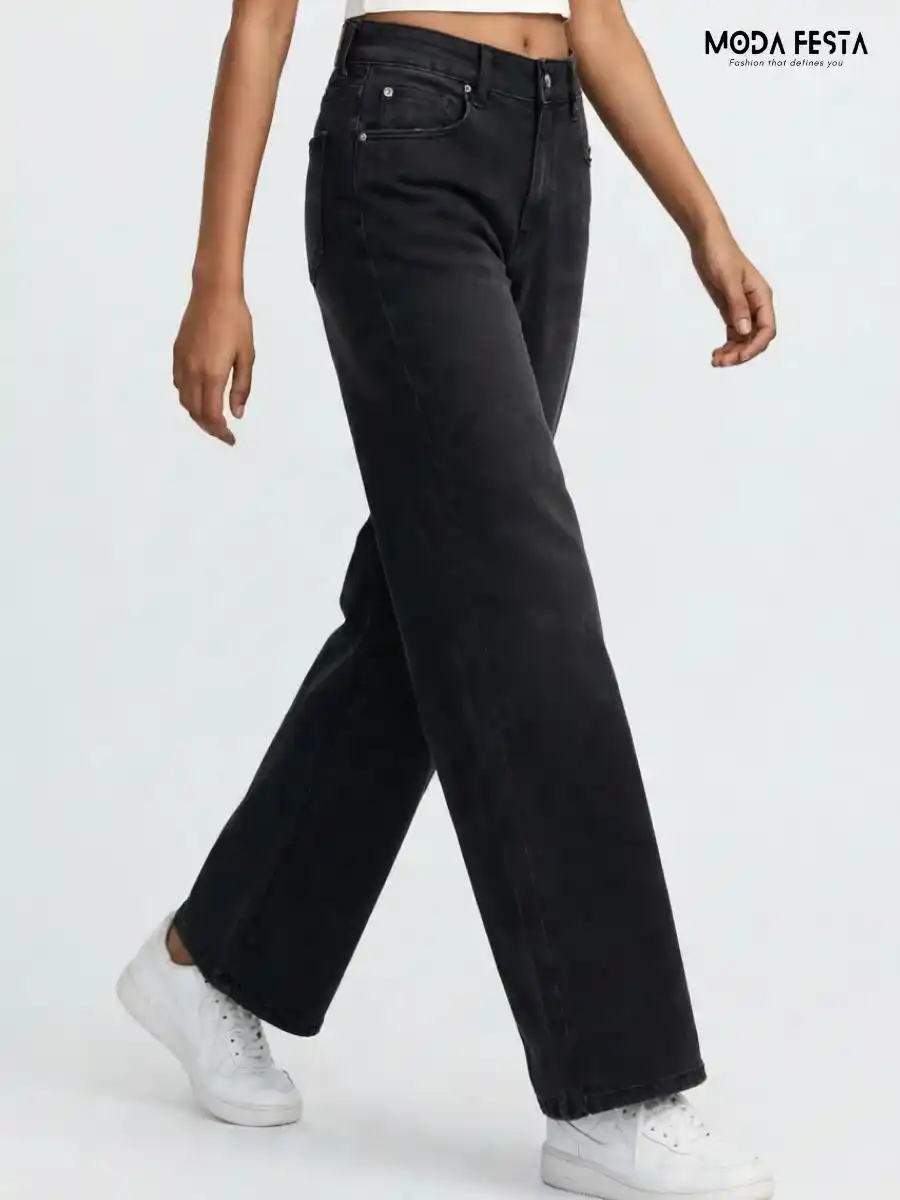 ModaFesta -high-rise-straight-fit-jeans