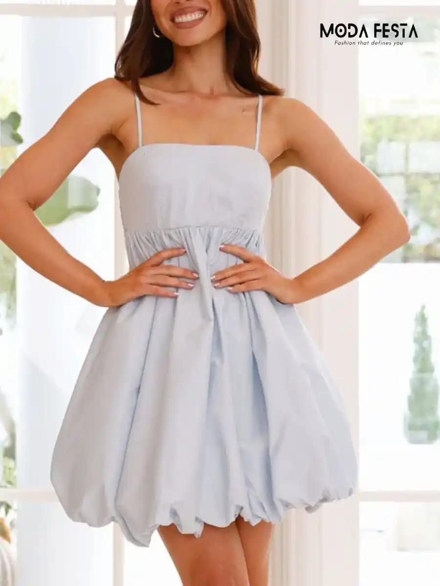 ModaFesta -back-bow-styling-mini-dress-blue