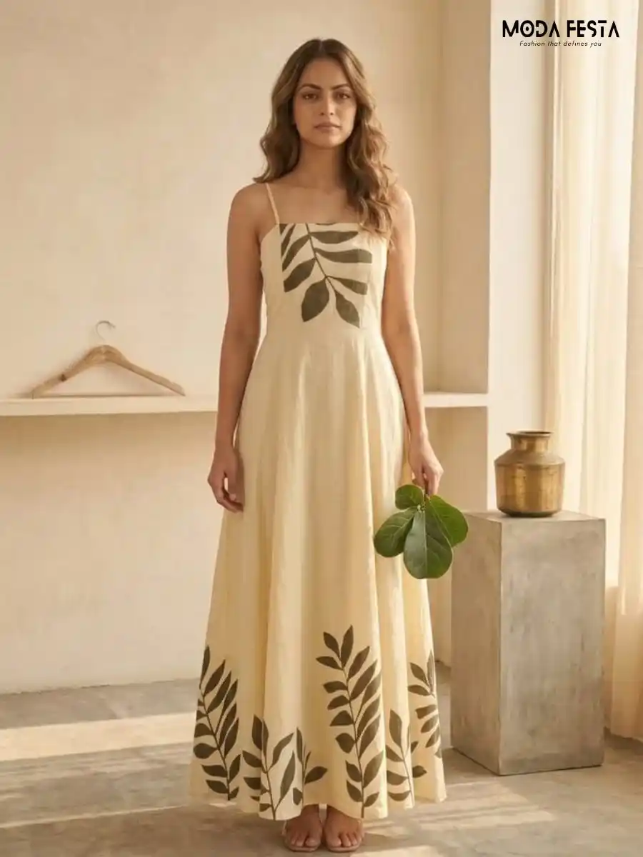ModaFesta -yellow-leaf-whisper-maxi-dress