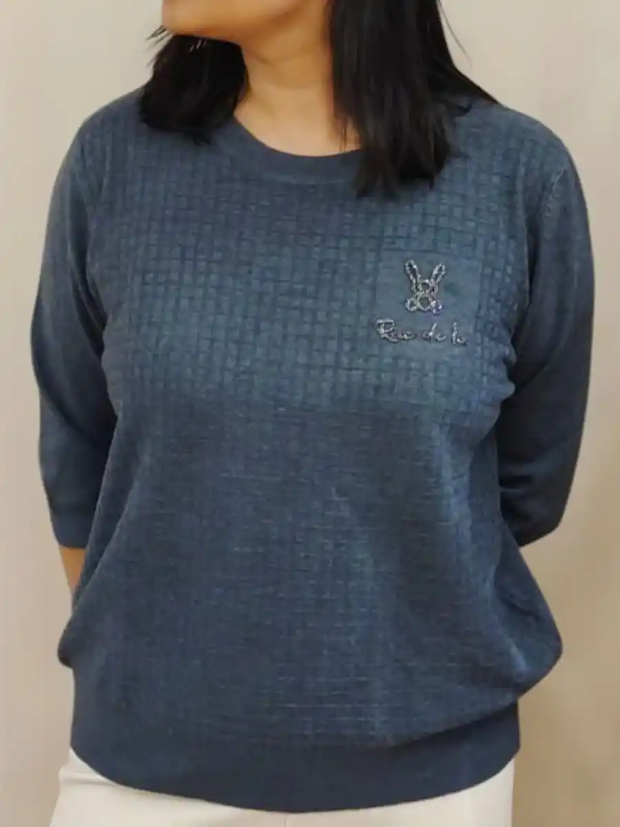 ModaFesta -elegant-trendy-knit-top-grey
