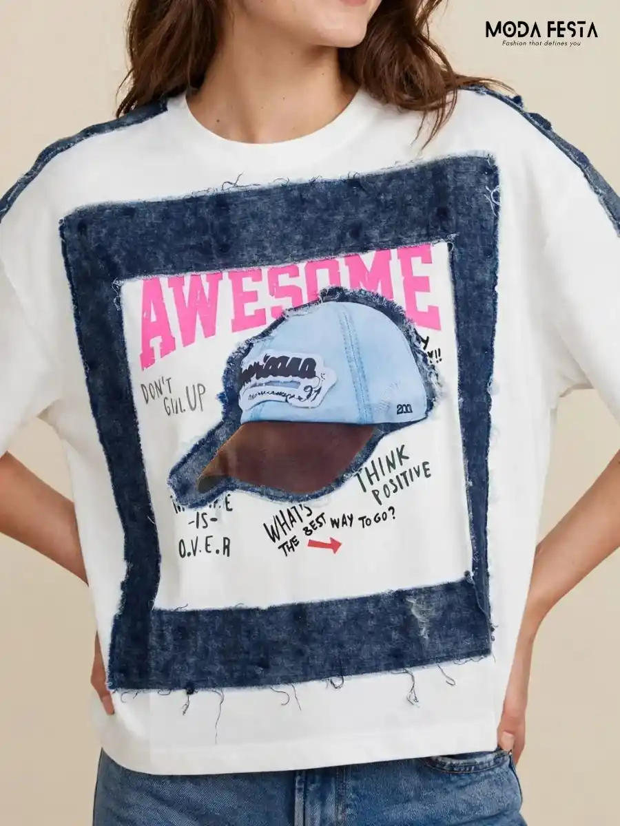 Graphic Printed Oversized T-Shirt