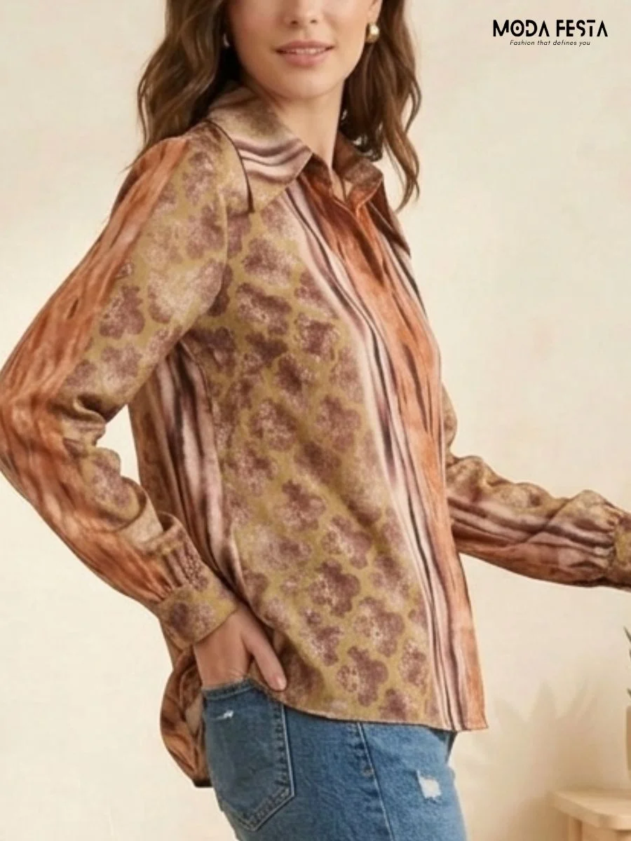 ModaFesta -combining-vertical-striped-tie-dye-effects-with-a-textured-pattern