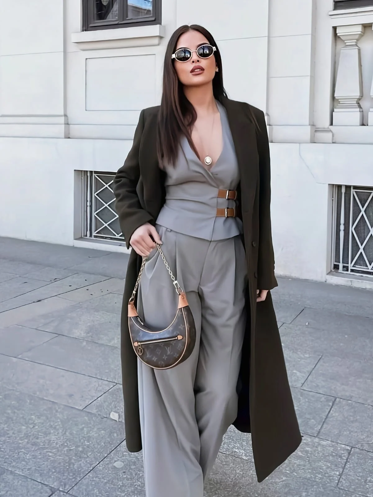 ModaFesta -zara-belted-coord-set-classy-and-trendy