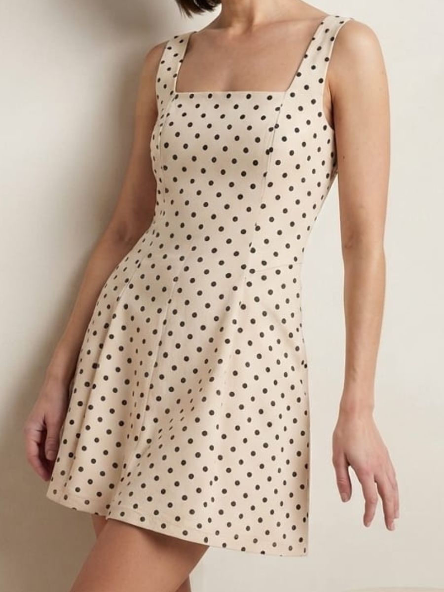 ModaFesta -short-polka-dot-dress-off-white