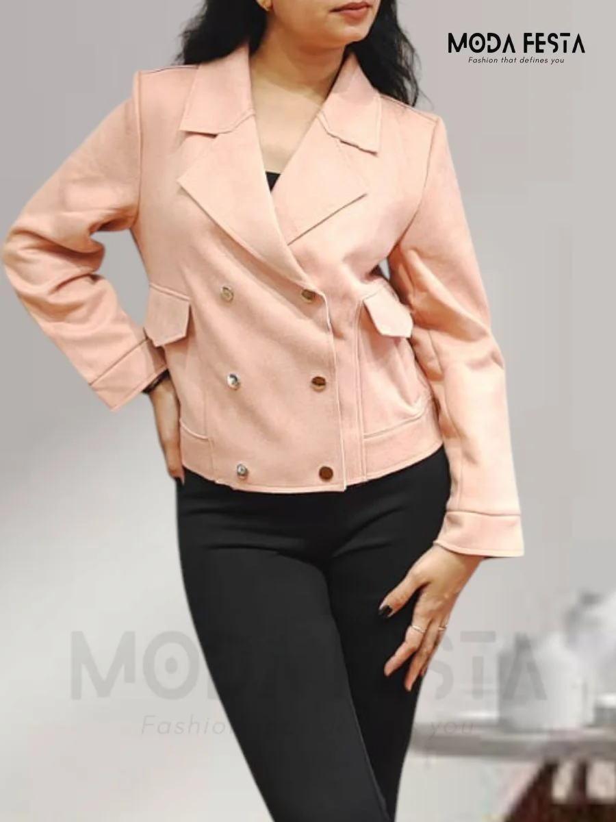 ModaFesta -cropped-breasted-jacket-light-pink