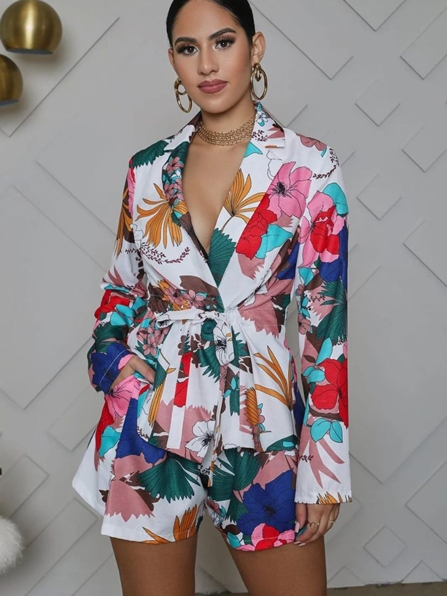 ModaFesta -floral-short-co-ord-set