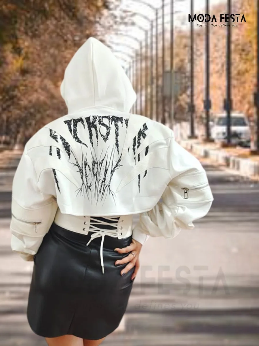 ModaFesta -stylish-printed-jacket-white