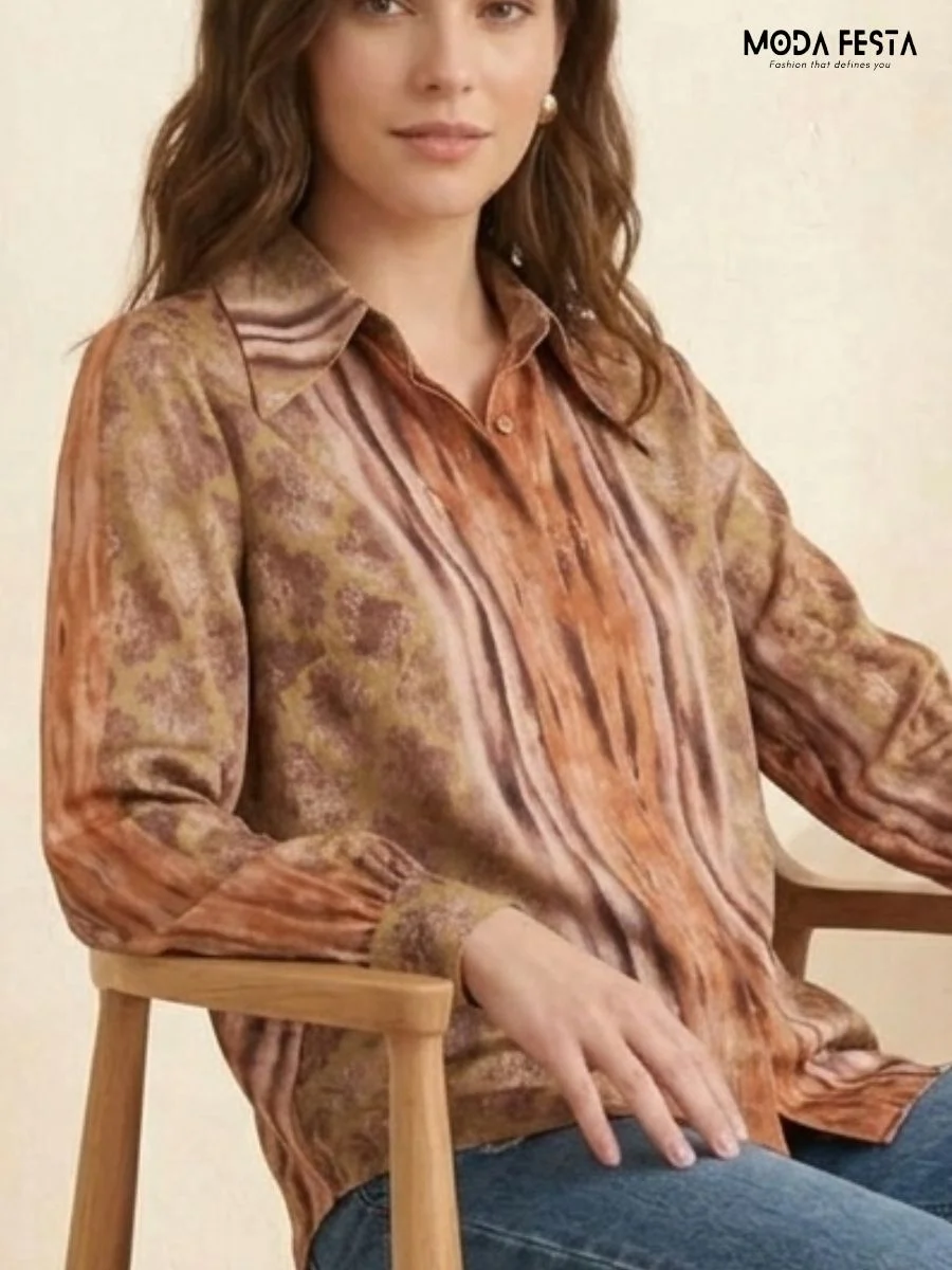 ModaFesta -combining-vertical-striped-tie-dye-effects-with-a-textured-pattern