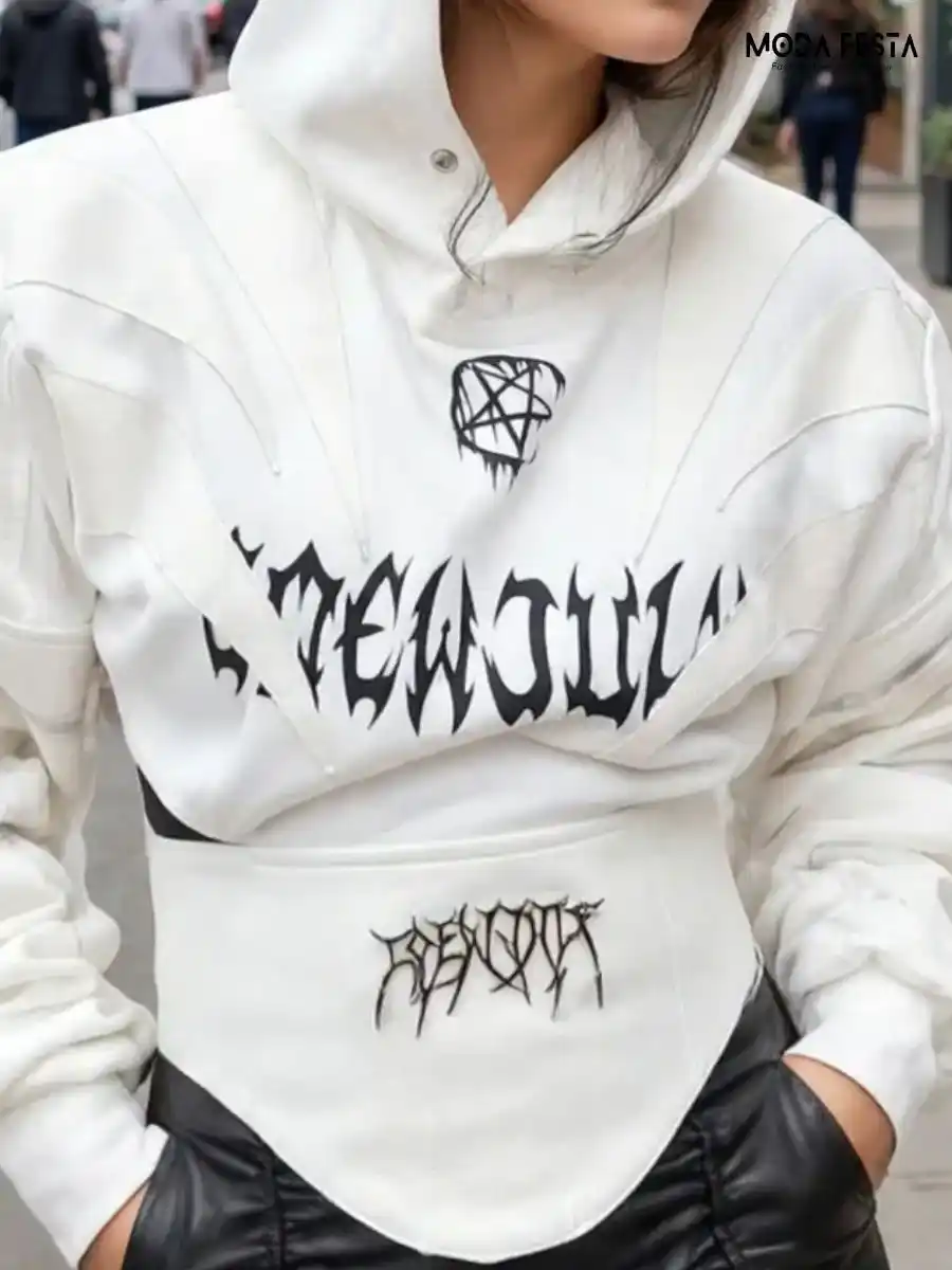 ModaFesta -stylish-printed-jacket-white
