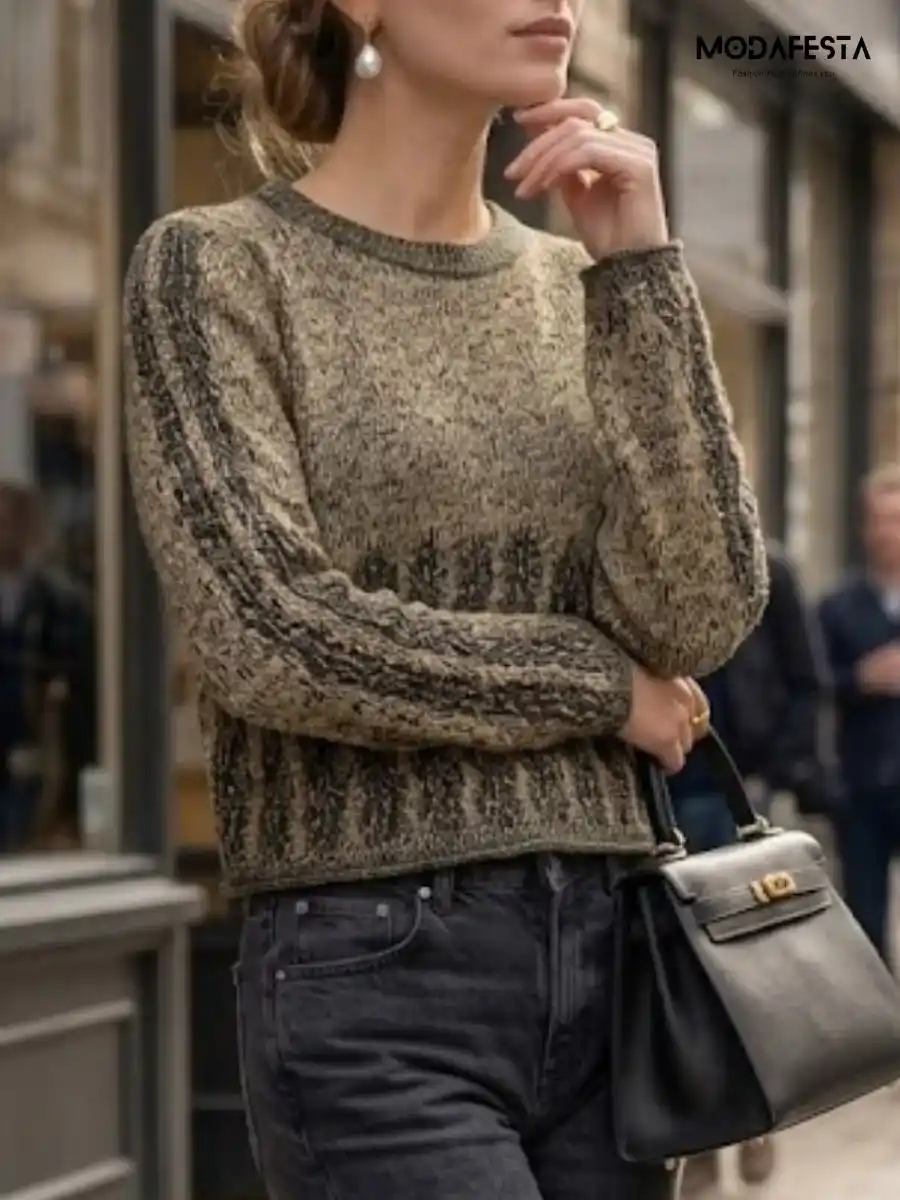 ModaFesta -elegant-metallick-knit-top-gold