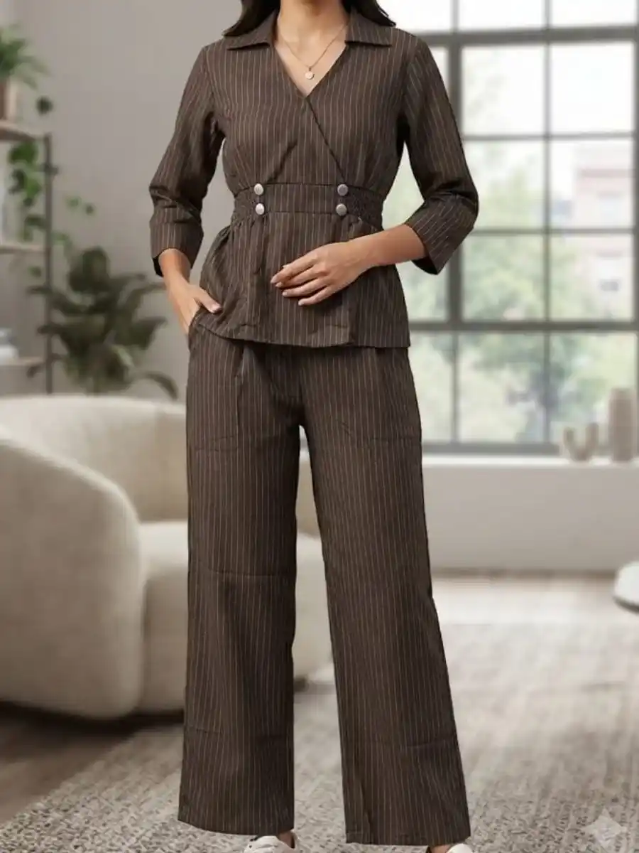 Elegant Urban Brown Co-ord Set
