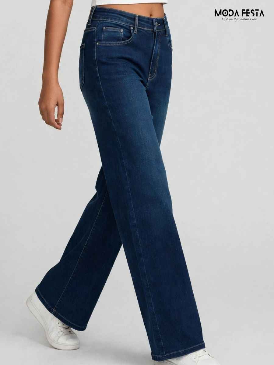 ModaFesta -dark-blue-high-rise-wide-leg-jeans