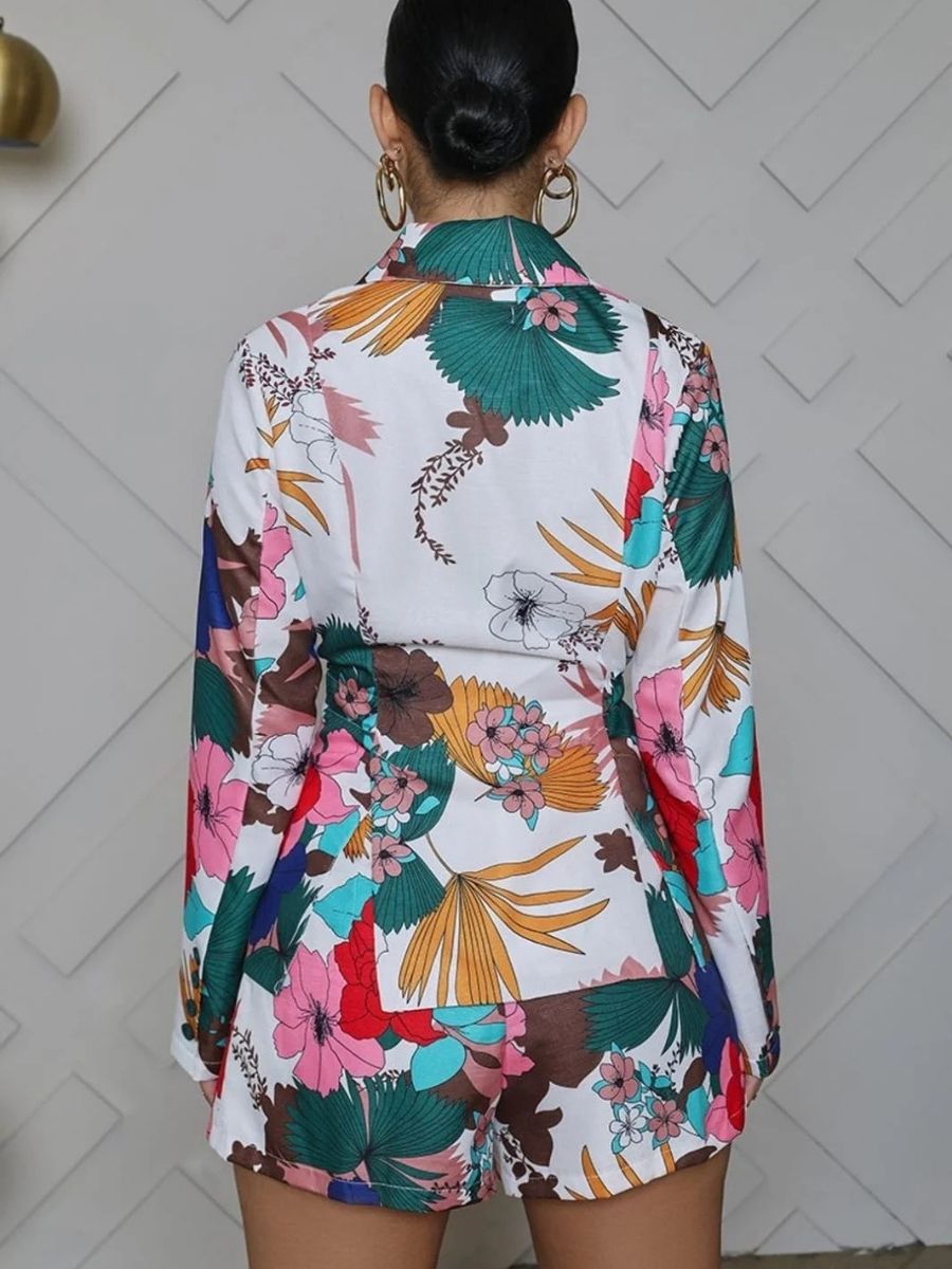 ModaFesta -floral-short-co-ord-set