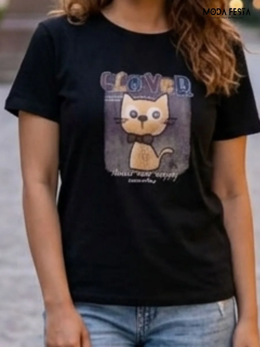 Clever Cat Graphic Tee