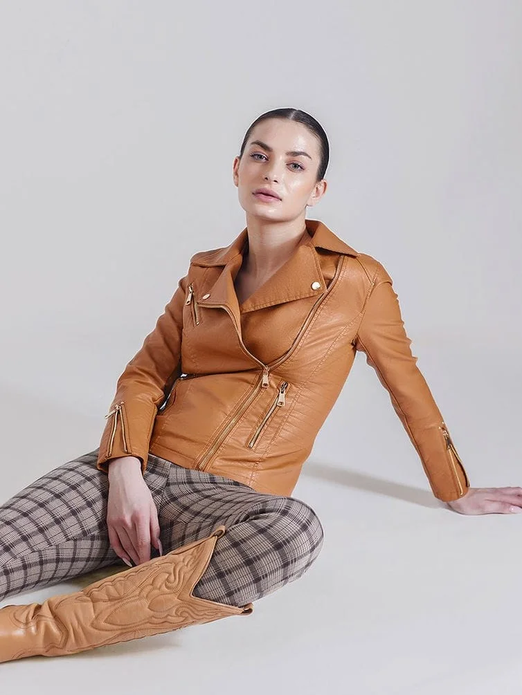 ModaFesta -brown-leather-jacket-