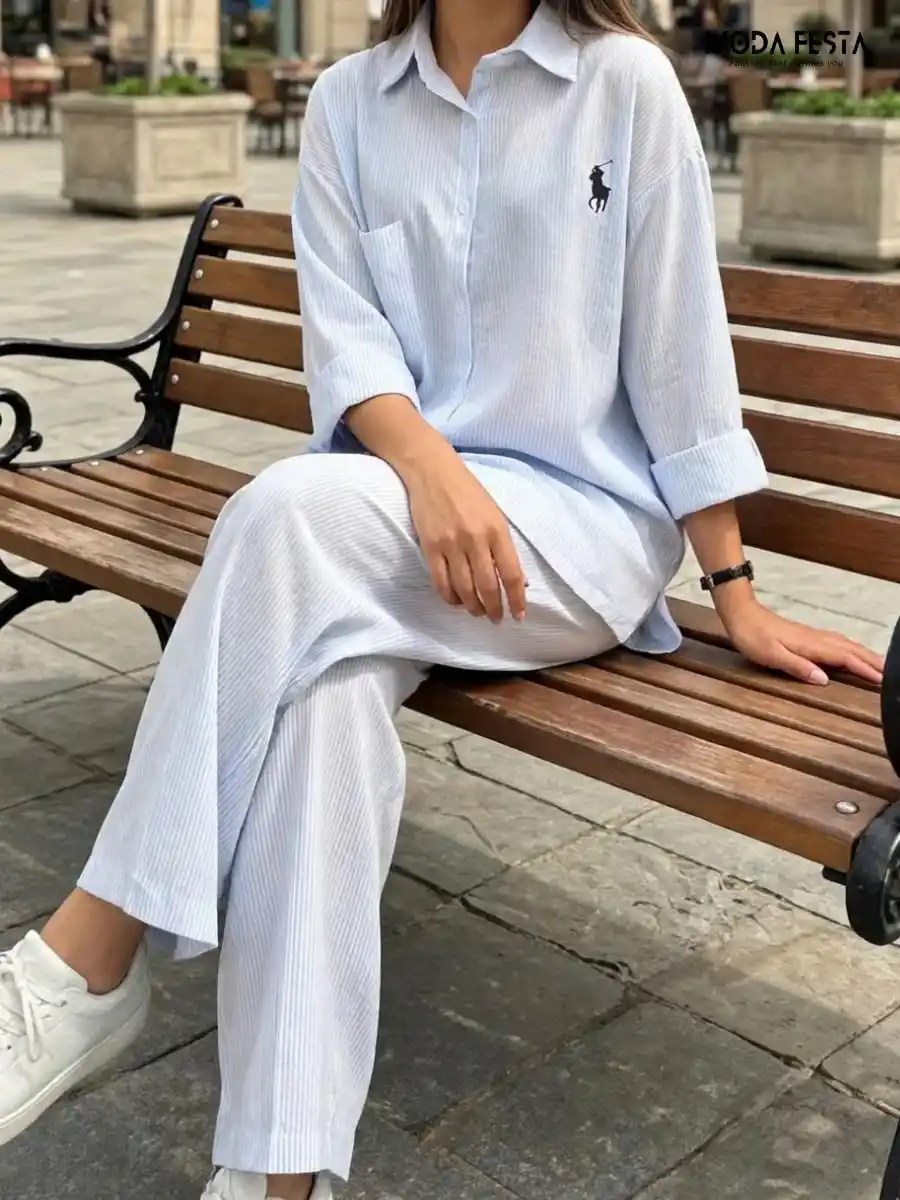 ModaFesta -solid-plain-linen-co-ord-set-white