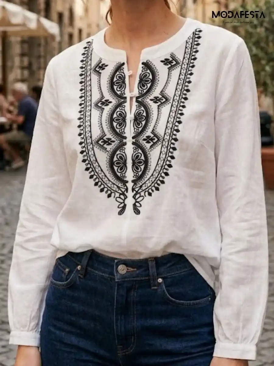 ModaFesta -artisan-embroidered-linen-top-white