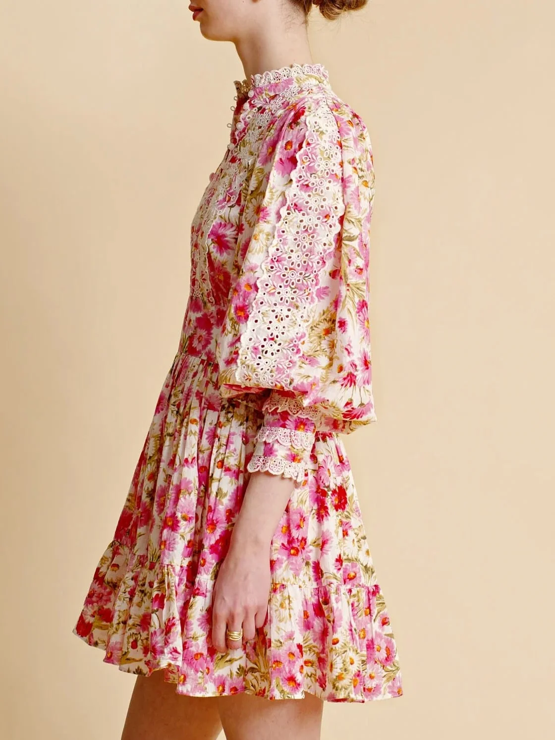ModaFesta -colourbloack-floral-dress-pink-01