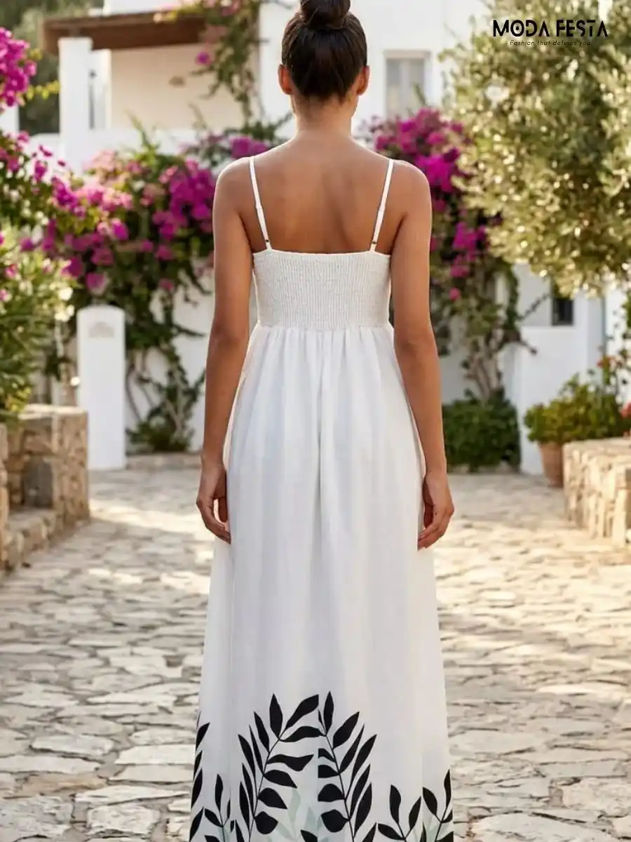 ModaFesta -ivory-leaf-whisper-maxi-dress