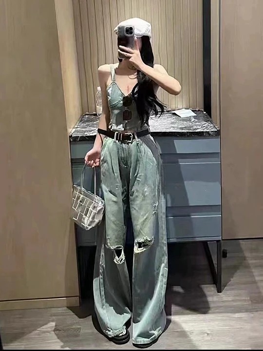 ModaFesta -waist-coat-denim-co-ord-set-ligh-jeans