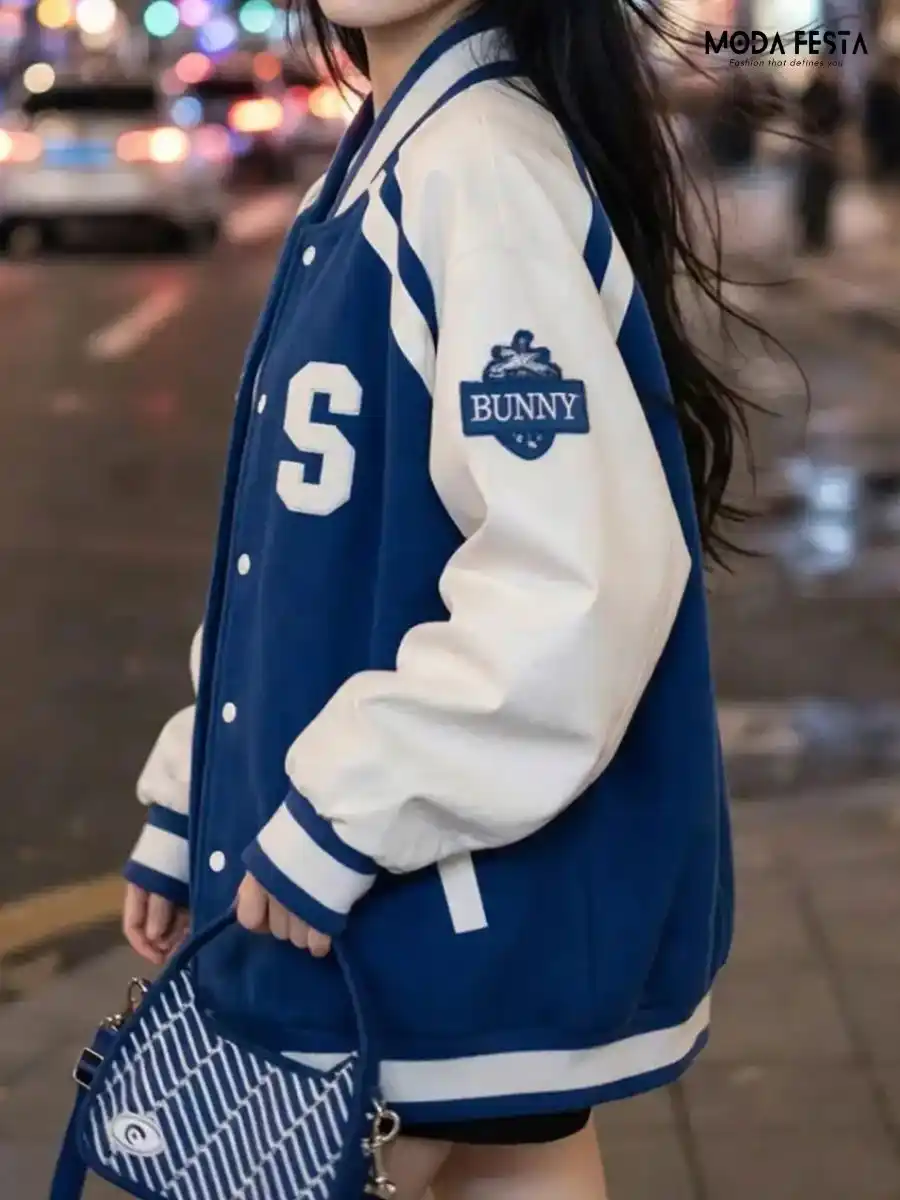 ModaFesta -casual-navy-blue-varsity-jacket-for-women