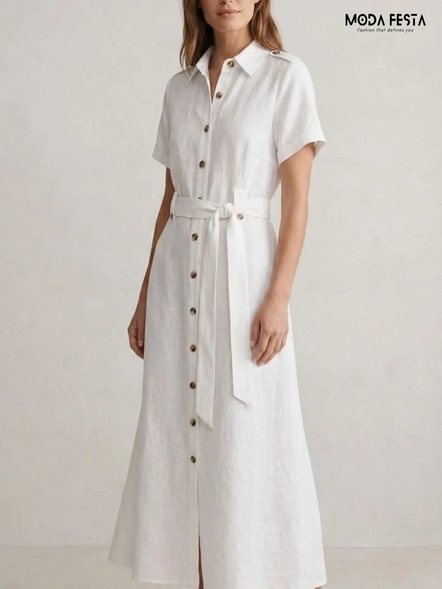 ModaFesta -ivory-breeze-shirt-maxi-dress