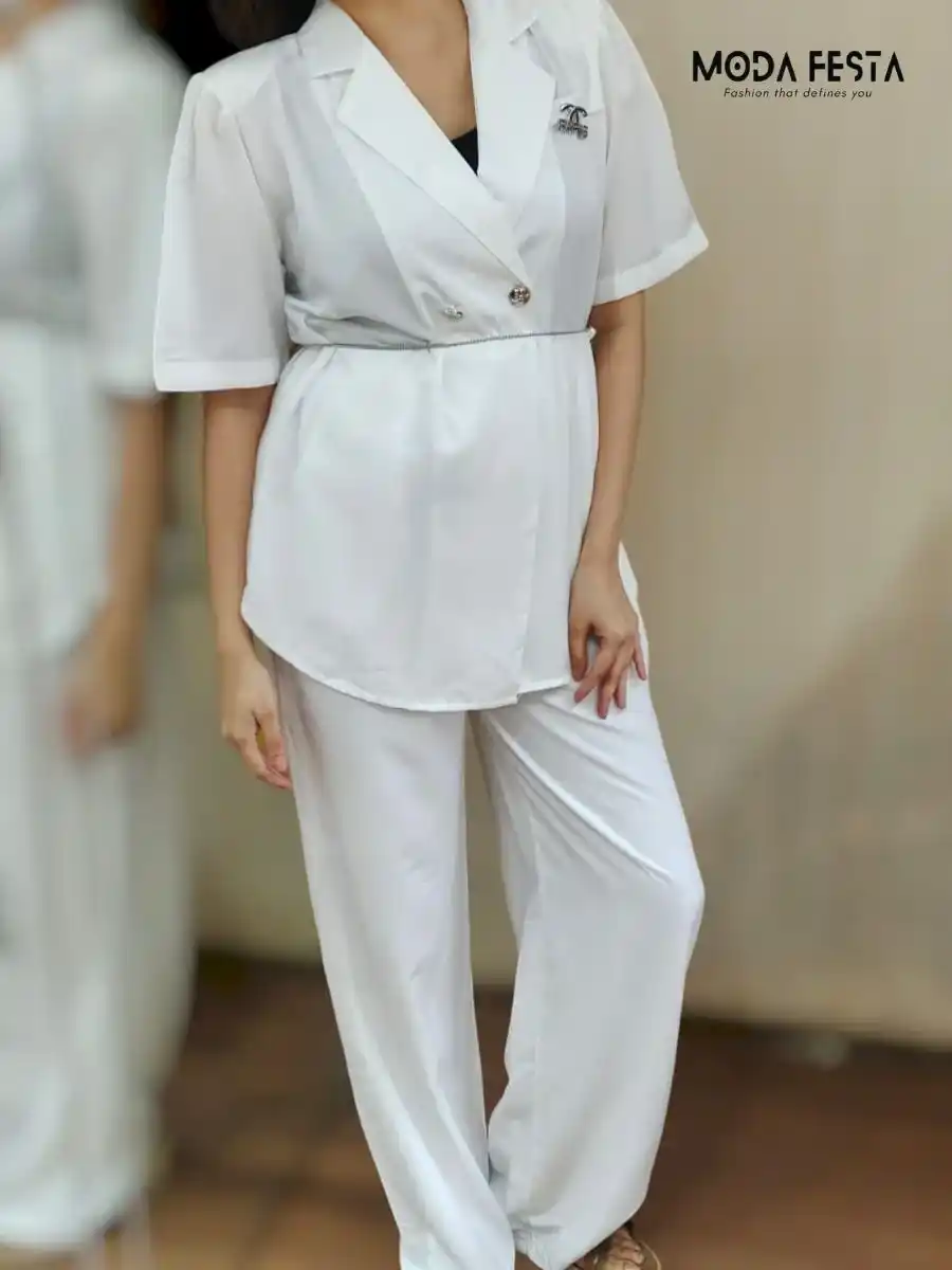 Unique Blazer Style Coord Set