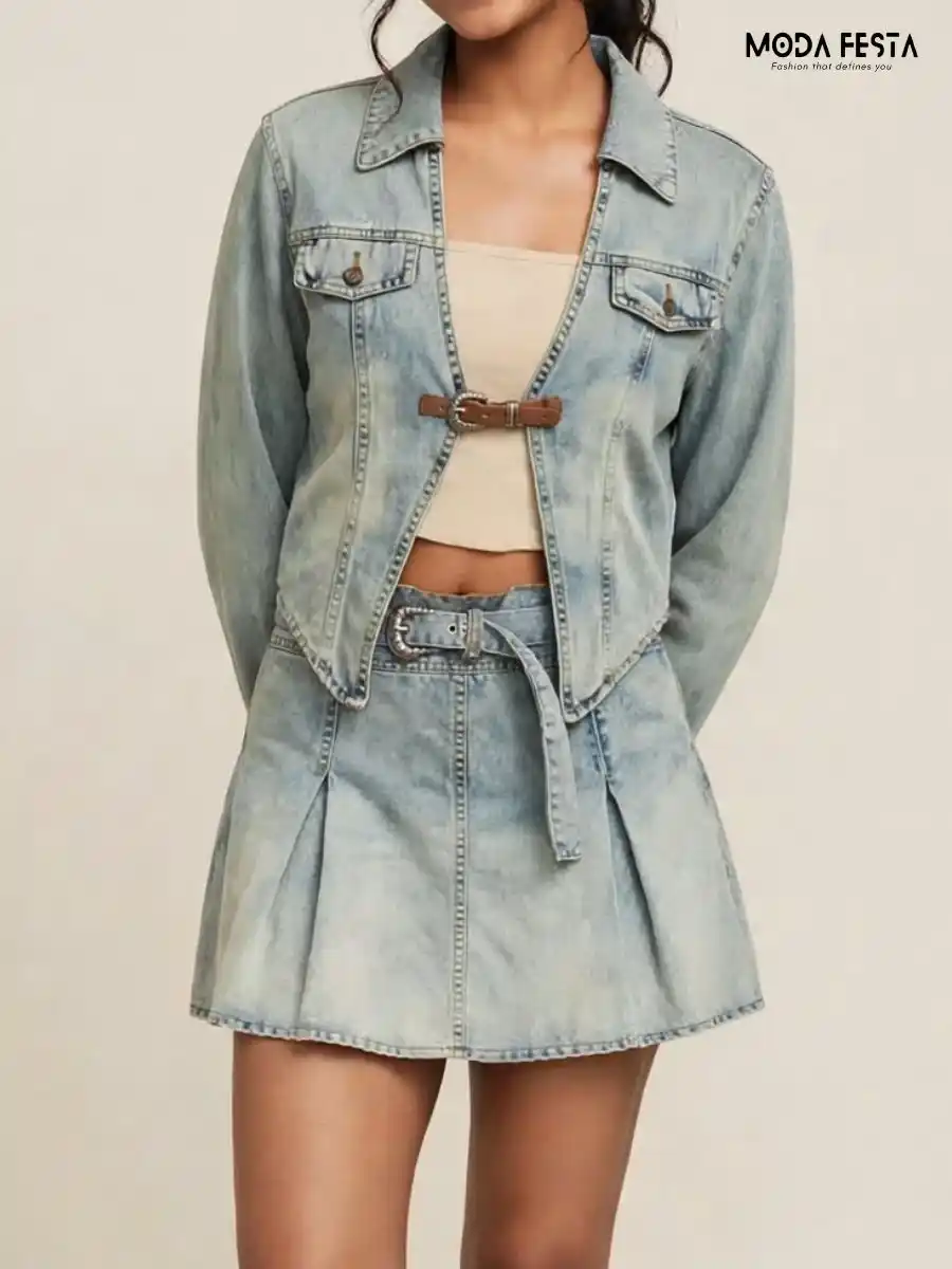 ModaFesta -denim-short-co-ord-set-blue