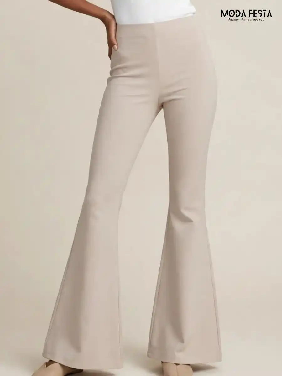 ModaFesta -elegant-flare-trousers