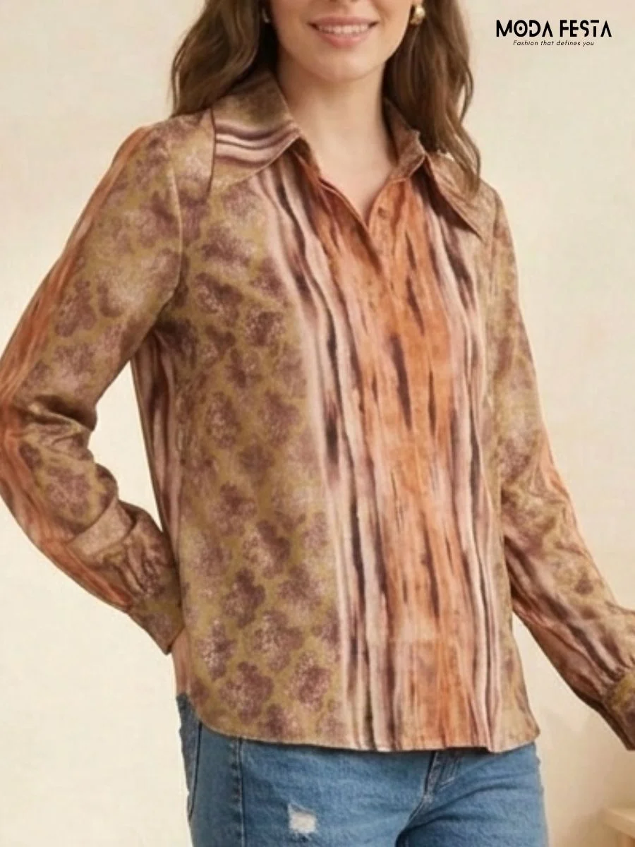 ModaFesta -combining-vertical-striped-tie-dye-effects-with-a-textured-pattern