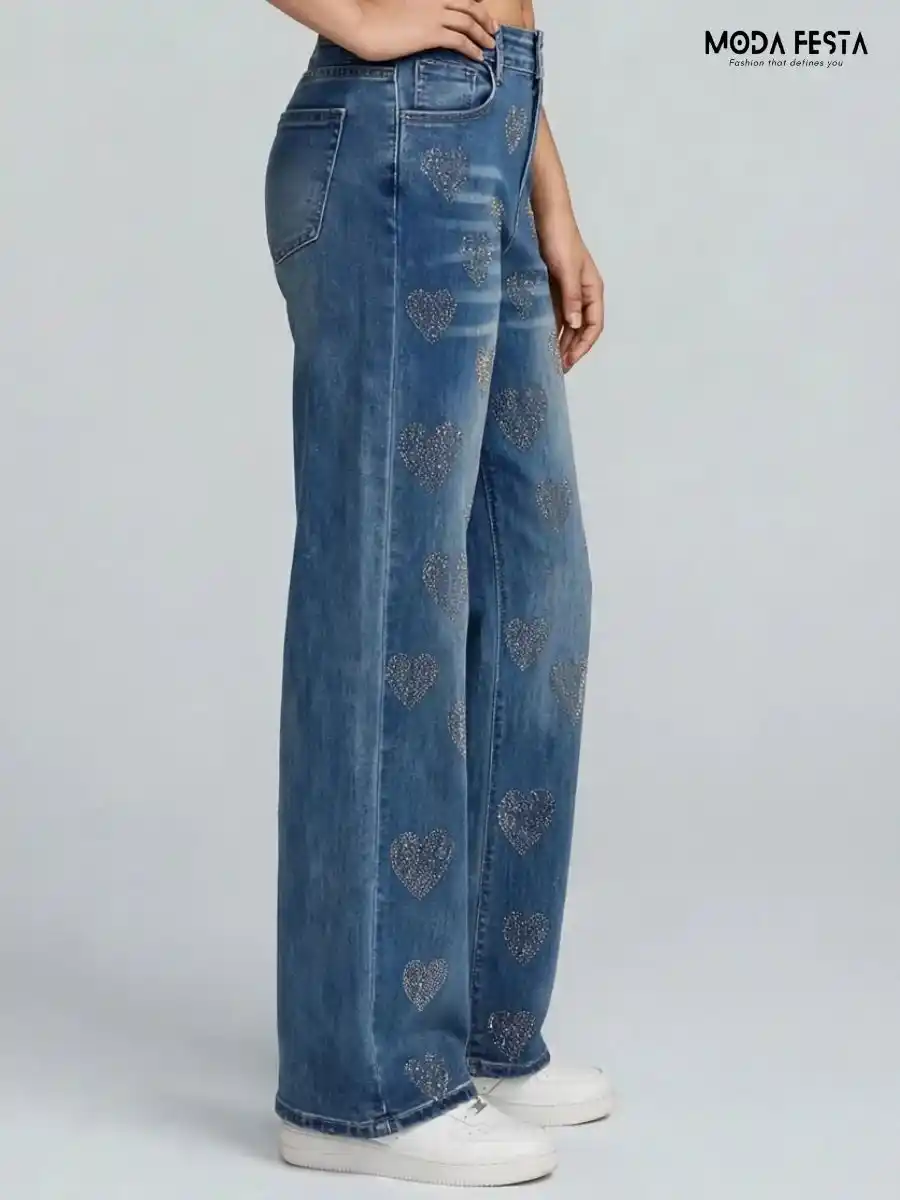 ModaFesta -blue-glitter-heart-wide-leg-jeans