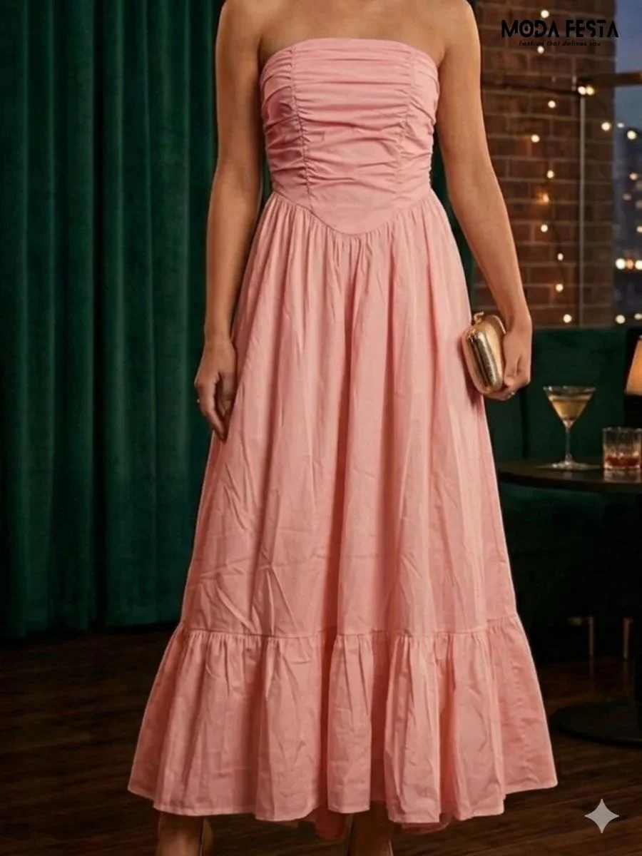 Blush Elegance Maxi Dress pink