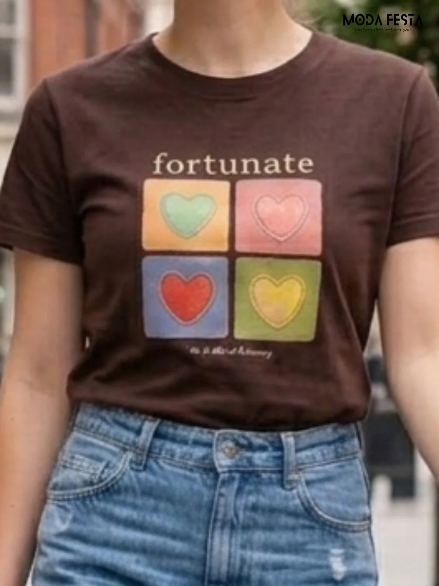 ModaFesta -fortunate-hearts-graphic-tee