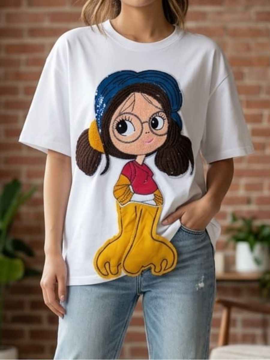Casual Short-Sleeve T-Shirt Top